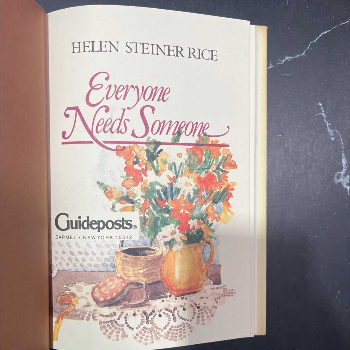 helen steiner rice everyone needs someone book, by helen steiner rice, 1978 Hardcover