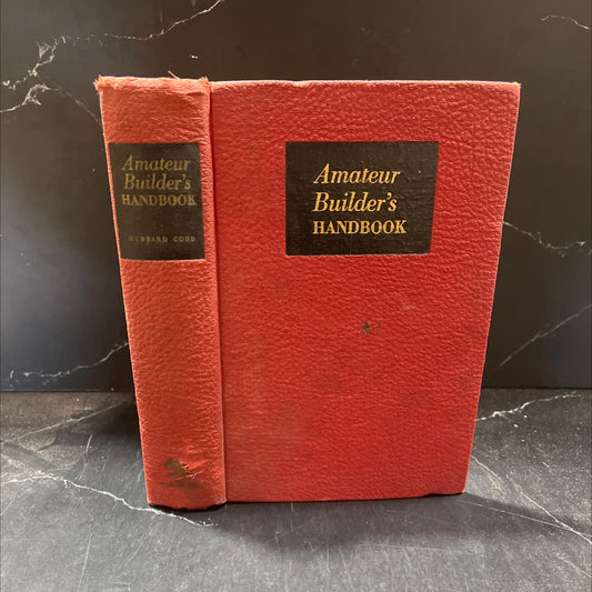 amateur builder's handbook book, by hubbard cobb, 1950 Hardcover