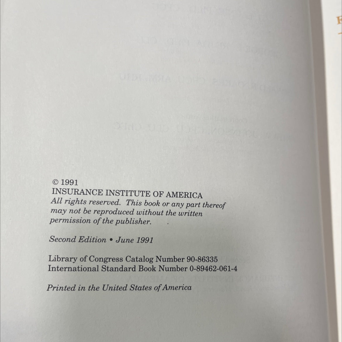 personal insurance book, by J.J. Launie, Ph.D., CPCU; George E. Rejda, Ph.D., CLU; Donald R. Oakes, CPCU, ARM, RHU;