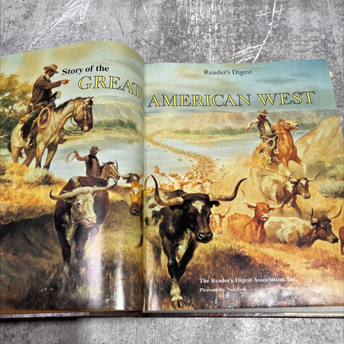 story of the great reader's digest american west book, by unknown, 1977 Hardcover