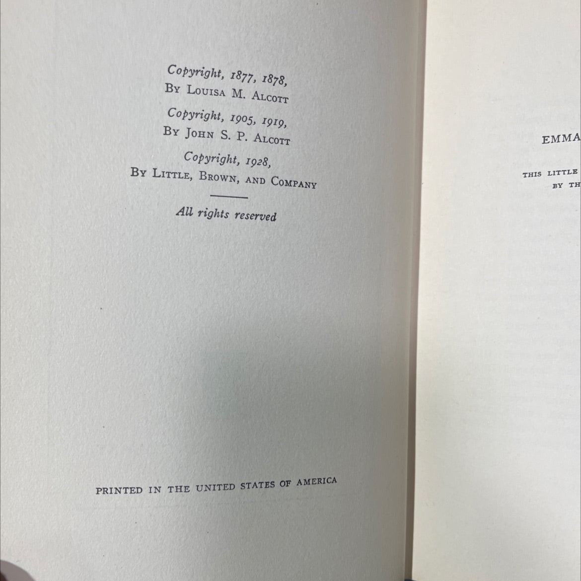 under the lilacs book, by louisa m. alcott, 1934 Hardcover