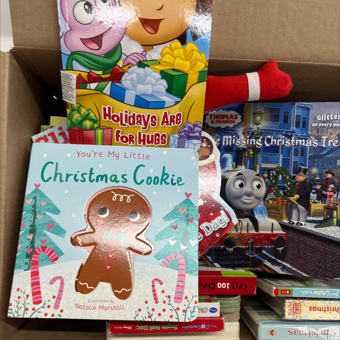 Board Books Christmas Themed, Clifford, Thomas the Train and More 25 books