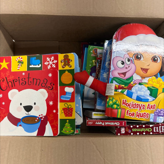 Christmas Holiday Board Book Bundle, Dora, Daniel Tiger and More 25 books